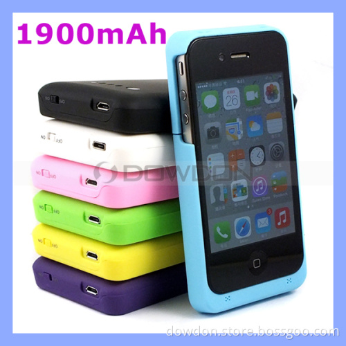 1900mAh Battery Case for iPhone 4 4s External Battery Charger